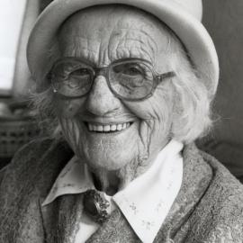 Jessie Danahay, 100, born March 16, 1890, middle child of Upper Hutt's first Mayor, Angus McCurdy.