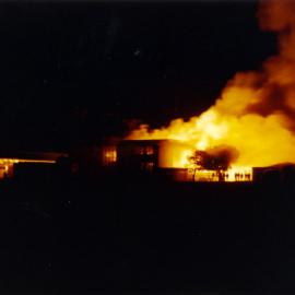 Heretaunga College; Guy Fawkes night fire.