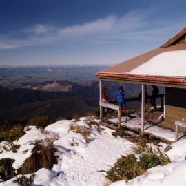 Upper Valley Tramping Club group at Powell Hutt, Tararuas.
