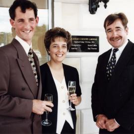 Kaitoke Country Gardens; opened by associate minister of tourism Murray McCully; owners Mark and Fiona Rammell.