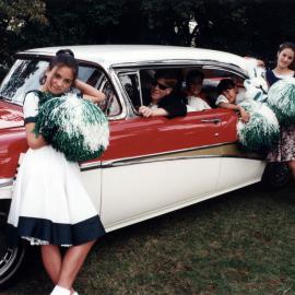 Rock 'n Roll Club members and Ford Fairlane 500.