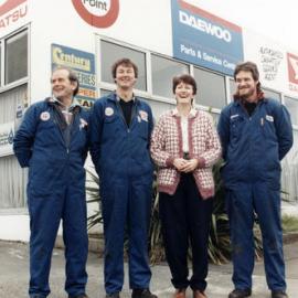 Maidstone Auto Point, 4 Goodshed Road; Chris Fouhy, Lindsay Williams, Donna King, Adam Carmichael.