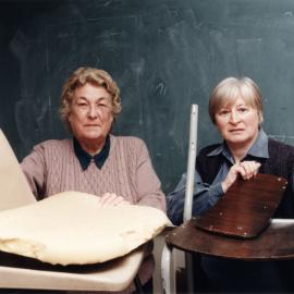 Municipal building; poor state of community room.