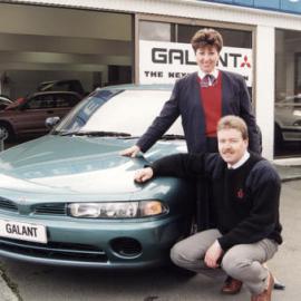 Gething Motors, 58-64 Main Street; parts manager Dave Johnson; Jane Davies, customer services.