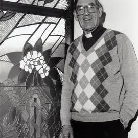 Dame Cecily Pickerill memorial stained-glass window, St Mary's church