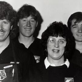 The Cycle Centre staff; Andrew Hanlon, Matthew Whitaker, Bev Elliott, Andrew Wallace.