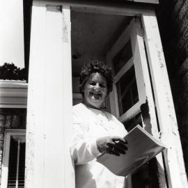 Telephone box to be auctioned; proceeds to Te Omanga Hospice; Councillor Shirley Russell.