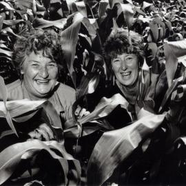 Upper Hutt Foodbank; Mangaroa community garden; committee member Shirley Russell, treasurer Lynne Wyman.