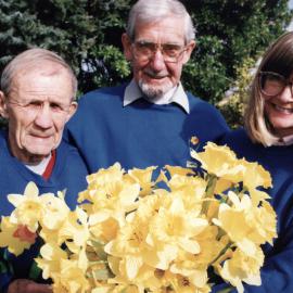 Cancer Society; annual Daffodil Day; Gerry Marshall, Steve Ogilvie, Linda Mellows.