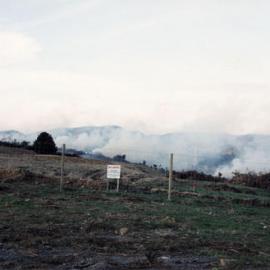 Craig's Flat; fires clearing gorse.
