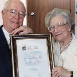 Church of Jesus Christ of Latter Day Saints; family values award to Isabel Charles.