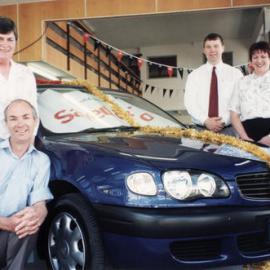 Jeanette and Clive McGovern win Toyota XL Hatch