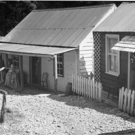 Staglands Wildlife Reserve; display of old houses. [P2-454-898]