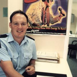 Police; community constable Brian Child; Elvis impersonator.