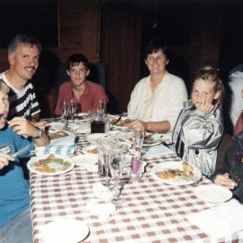 Passover meal; combined churches, St Hilda's hall.