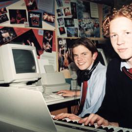 HIBS; Hutt International Boys' School; Jonathan Hall and Adam Vink selected for 3-day aspiring-composers course.