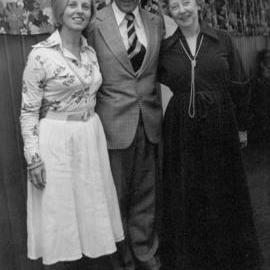 Hazelwoods; Maureen and Colin Gibbs with Mabel Codyre.
