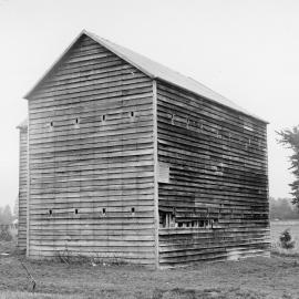 Blockhouse; exterior, prior to restoration.