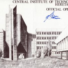 Central Institute of Technology Heretaunga Official Opening by the Prime Minister Norman Kirk