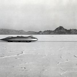 Land speed record; John Cobb's Napier Railton Special i action, 1939