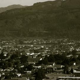 Upper Hutt from Wallaceville hill, looking north.
