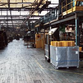 Dunlop tread extrusion; third line, north side, viewed from the west