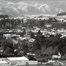 Snow scene from Kingsley Heights, looking north.
