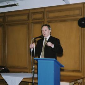 Rex Kirton's farewell, Wellington Racing Club; Paul Swain, M P..