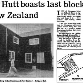 Upper Hutt Blockhouse News Clippings 001