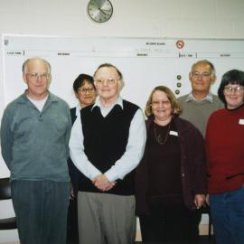 Oral history training; Linda Evans, Meri Ahpene, David Lee-Smith, Liz Allen, Kevin Brown, Nicola Frean.