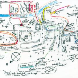McCurdy's Castle; map of the estate and surroundings, 2000