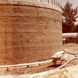 Kingsley Heights 1978 09; water reservoir 3; walls poured