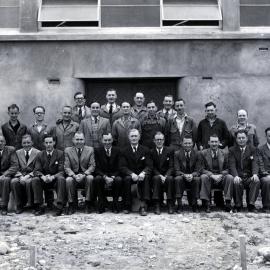 Dunlop factory construction; 'permanent  and temporary officials and instructors'