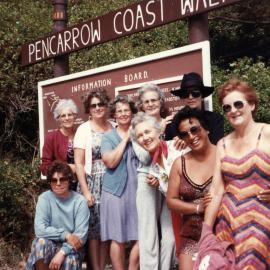 The Blue Ts Mothers Group 1983 005; Faith Green, second.