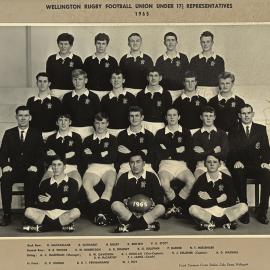 Rugby; Wellington Union under-17-1/2 team.