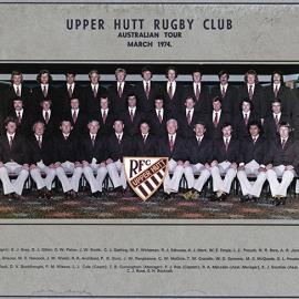 Upper Hutt Rugby Football Club 1974; Australian tour group.
