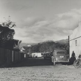 Lyster Lane from Pine Avenue, July 1957