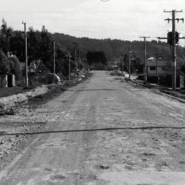 Pempsey St, looking west towards Gloucester St, prior to reconstruction 1961