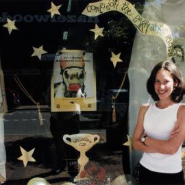 Wellington Cup week shop-dressing competition winner Cherie Muller.