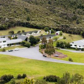 Kiwi Ranch, Kaitoke; aerial view.
