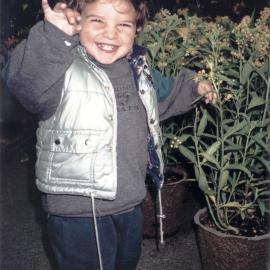 Jacob Warren at Te Omanga Hospice Support Group plant sale
