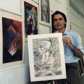 Archibald's Gallery; John Anthony exhibiting 90 paintings .