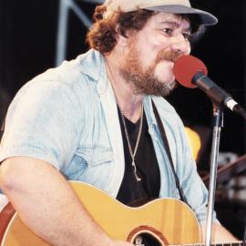 Upper Hutt City of Song concert 2000; Harcourt Park; Stefan Brown sings his huge hit 'Big Norm'' about Prime Minister Norman Kirk.