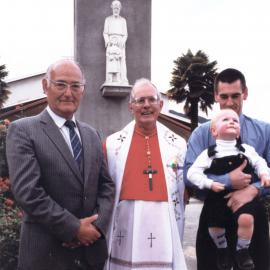 St Joseph's Catholic Church of 1965; opening and blessing of the new foyer and belltower.