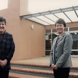Silverstream School; enlarged admin. block; principal Maureen Scott, board chair Jenny Wiggins.