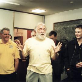 English botanist Dr. David Bellamy at the Upper Hutt Science Festival's mayoral reception; 2000
