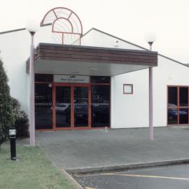 HIBS; Hutt International Boys' School uses northernmost part of Police transport training centre as performing-arts block.