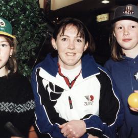 Cricket; Hutt Valley girls' league proposed; Kyla Tuffey, White Fern Anna O'Leary, Sarah Dempsey.