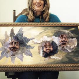 Archibald's Gallery; Suzanne Watt's contribution to 'Mask Mania' exhibition.