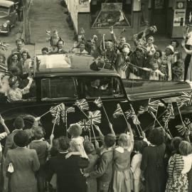 Royal tour 1954; Queen Elizabeth II and the Duke of Edinburgh